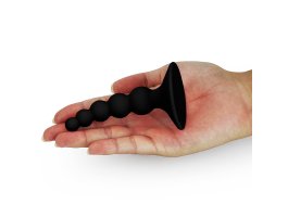 Черная анальная втулка Lure Me small Ø 1-2,5 см-foto4