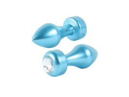 Голубая анальная втулка Rosebud Ø 2,8 см Голубая анальная втулка Rosebud Ø 2,8 см