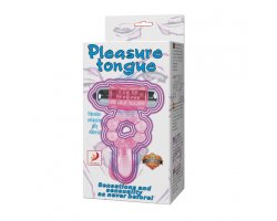 Эрекционное кольцо с вибрацией Pleasure Tongue-foto4