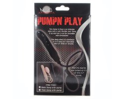 Черный фаллоимитатор расширяющийся Pump N Play Dong, Ø 3,2 см-foto3