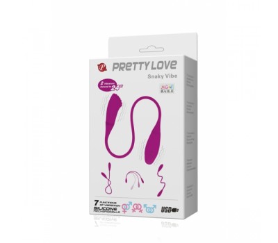 Оригинальный двойной вибростимулятор Pretty Love Snaky Vibe