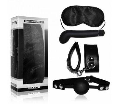 Набор Deluxe Bondage Kit (маска, наручники, кляп, G-вибратор) Набор Deluxe Bondage Kit (маска, наручники, кляп, G-вибратор)