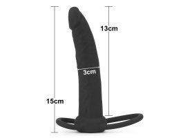 Насадка для двойного проникновения Silicone Fantasy Double Prober, 15,2 см, Ø 3 см-foto3