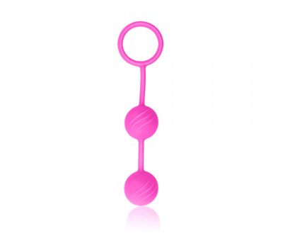 Вагинальные шарики Kegel ball розовые Ø 3 см