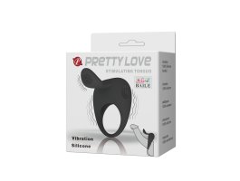 Виброкольцо с клиторальным стимулятором Pretty Love Stimulating Tonguo-foto2