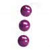 Три вагинальных шарика на сцепке Sexual Balls фиолетовые
