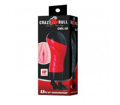 Вибро-мастурбатор на присоске Crazy Bull Delia Вибро-мастурбатор на присоске Crazy Bull Delia
