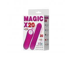 Беспроводной вибростимулятор фиолетовый Magic X20-foto6