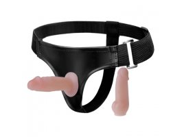 Страпон женский Ultra Passionate Harness с двумя насадками