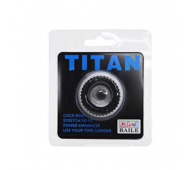 Эрекционное кольцо Titan с ребрышками Эрекционное кольцо Titan с ребрышками