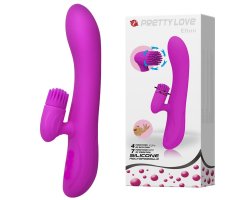 Вибратор с клиторальным стимулятором Pretty Love Elton Вибратор с клиторальным стимулятором Pretty Love Elton