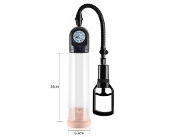Вакуумная помпа для пениса Maximizer Worx VX2 Accu-Meter Pro Pump с мягкой насадкой, 20 см, Ø 6,3 см-foto3