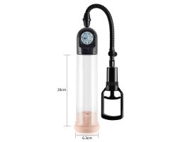 Вакуумная помпа для пениса Maximizer Worx VX2 Accu-Meter Pro Pump с мягкой насадкой, 20 см, Ø 6,3 см-foto3