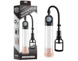 Вакуумная помпа для пениса Maximizer Worx VX2 Accu-Meter Pro Pump с мягкой насадкой, 20 см, Ø 6,3 см