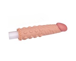 Насадка на пенис удлиняющая Super-Realistic Penis Extension Sleeve, 19 см, Ø 3 см-foto2