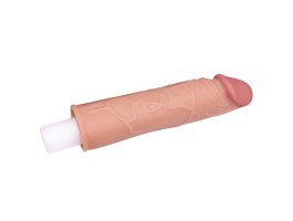 Насадка на пенис телесная Super-Realistic Penis Extension Sleeve, 16,5 см, Ø 3 см-foto2