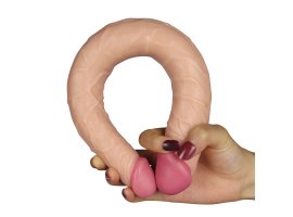 Двойной фаллоимитатор-реалистик Double Penetration Double Dildo 36,5 см, Ø 4,1-4,7-foto3