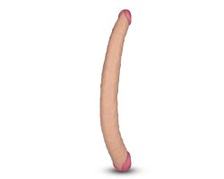 Двойной фаллоимитатор-реалистик Double Penetration Double Dildo 36,5 см, Ø 4,1-4,7-foto2