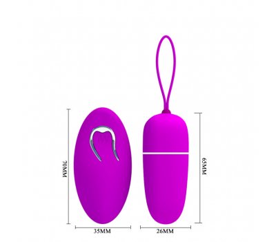 Вибро-яйцо с беспроводным управлением Bradley, 6,5 см, Ø 2,6 см