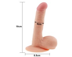 Фаллоимитатор реалистик на присоске The Ultra Soft Dude 18 см, Ø 4 см-foto5
