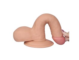 Фаллоимитатор реалистик на присоске The Ultra Soft Dude 18 см, Ø 4 см-foto2