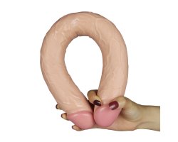 Двойной фаллоимитатор Realistic Slim Ultra Double Dildo 45 см, Ø 4,5 см-foto2