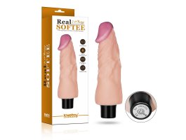 Реалистичный вибратор Real Softee 17,8 см, Ø 3,8 см Реалистичный вибратор Real Softee 17,8 см, Ø 3,8 см