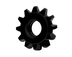 Эрекционное черное кольцо Power Plus Coock Ring Ø 2-4 см-foto6