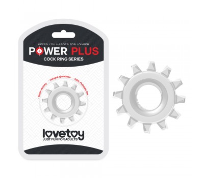 Эрекционное прозрачное кольцо Power Plus Cock Ring Ø 2-4 см Эрекционное прозрачное кольцо Power Plus Cock Ring Ø 2-4 см