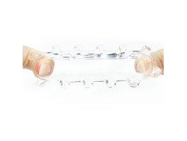 Эрекционное прозрачное кольцо Power Plus Cock Ring Ø 2-4 см-foto2