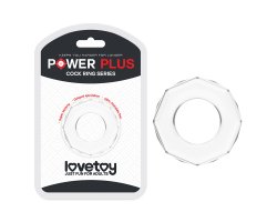 Прозрачное эрекционное кольцо Power Plus Cock Ring Ø 2-4 см-foto4