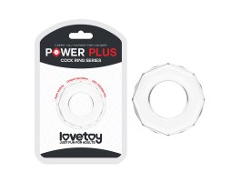Прозрачное эрекционное кольцо Power Plus Cock Ring Ø 2-4 см-foto2