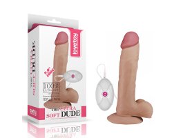 Реалистичный вибратор с выносным пультом управления The Ultra Soft Dude, 22 см, Ø 4,5 см Реалистичный вибратор с выносным пультом управления The Ultra Soft Dude, 22 см, Ø 4,5 см