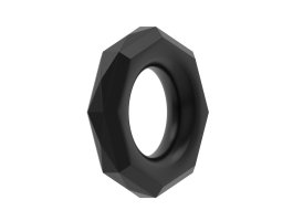Черное эрекционное кольцо Power Plus Cock Ring Ø 2-4 см-foto7