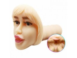 Лицо ротик-мастурбатор с вибрацией Passion Lady Temptation Лицо ротик-мастурбатор с вибрацией Passion Lady Temptation
