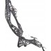 Черная кружевная маска Mask Black Model 2