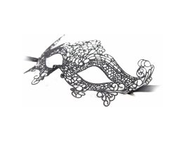 Черная кружевная маска Mask Black Model 2-foto2