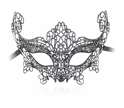 Черная кружевная маска Mask Black Model 2