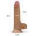 Фаллоимитатор на присоске с мошонкой мулат Dual-Layered Silicone Cock 18 см, Ø 3,5 см Фаллоимитатор на присоске с мошонкой мулат Dual-Layered Silicone Cock 18 см, Ø 3,5 см