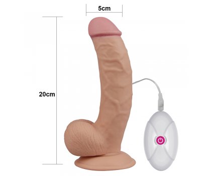 Вибратор реалистик с выносным пультом управленияй The Ultra Soft Dude, 20 см, Ø 5 см Вибратор реалистик с выносным пультом управленияй The Ultra Soft Dude, 20 см, Ø 5 см