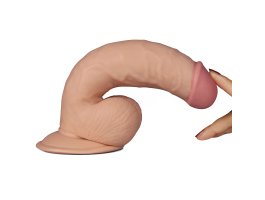 Вибратор реалистик с выносным пультом управленияй The Ultra Soft Dude, 20 см, Ø 5 см-foto4