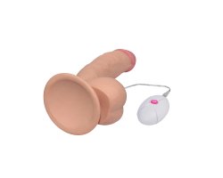 Вибратор реалистик с выносным пультом управленияй The Ultra Soft Dude, 20 см, Ø 5 см-foto3