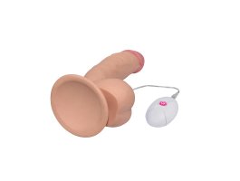 Вибратор реалистик с выносным пультом управленияй The Ultra Soft Dude, 20 см, Ø 5 см-foto3