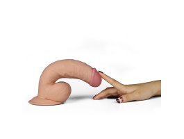 Вибратор реалистик с выносным пультом управленияй The Ultra Soft Dude, 20 см, Ø 5 см-foto8