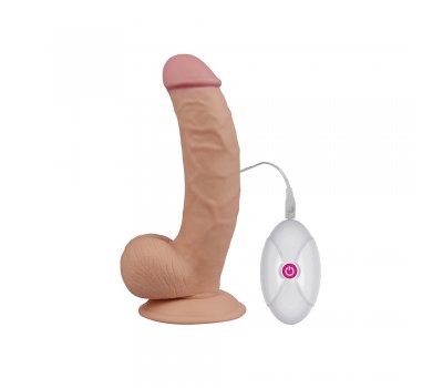 Вибратор реалистик с выносным пультом управленияй The Ultra Soft Dude, 20 см, Ø 5 см Вибратор реалистик с выносным пультом управленияй The Ultra Soft Dude, 20 см, Ø 5 см