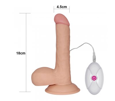 Вибратор с выносным пультом управления The Ultra Soft Dude 19 см, Ø 3,6 см Вибратор с выносным пультом управления The Ultra Soft Dude 19 см, Ø 3,6 см