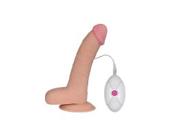 Вибратор реалистик с выносным пультом управления The Ultra Soft Dude 20 см, Ø 5 см-foto10