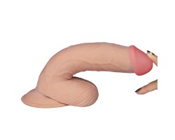 Вибратор реалистик с выносным пультом управления The Ultra Soft Dude 20 см, Ø 5 см-foto4