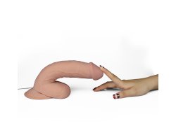 Вибратор реалистик с выносным пультом управления The Ultra Soft Dude 20 см, Ø 5 см-foto3