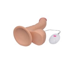 Вибратор реалистик с выносным пультом управления The Ultra Soft Dude 20 см, Ø 5 см-foto2